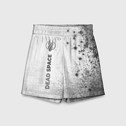 Шорты детские Dead Space - white gradient по-вертикали, цвет: 3D-принт