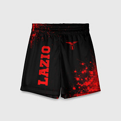 Шорты детские Lazio - red gradient вертикально, цвет: 3D-принт