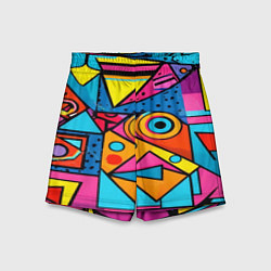 Шорты детские Кислая геометрия, цвет: 3D-принт