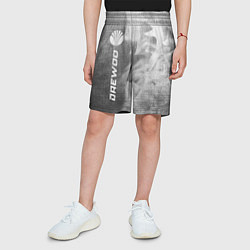 Шорты детские Daewoo - grey gradient по-вертикали, цвет: 3D-принт — фото 2