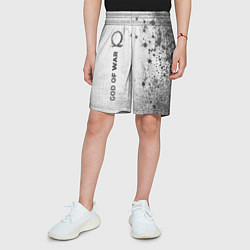 Шорты детские God of War - white gradient по-вертикали, цвет: 3D-принт — фото 2
