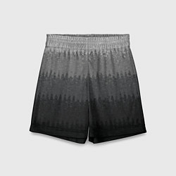 Детские шорты Градиент полосами тёмно-серый графитовый