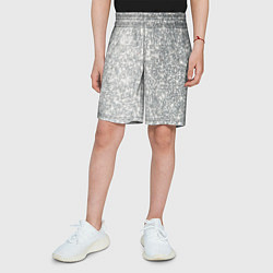 Шорты детские Серебро, цвет: 3D-принт — фото 2
