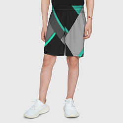 Шорты детские Multicoloured, цвет: 3D-принт — фото 2