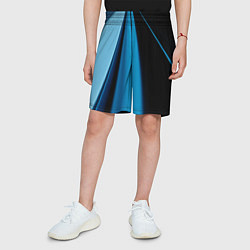 Шорты детские Black blue, цвет: 3D-принт — фото 2