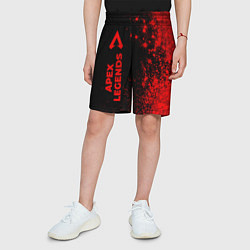 Шорты детские Apex Legends - red gradient по-вертикали, цвет: 3D-принт — фото 2