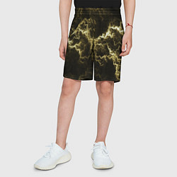 Шорты детские Lightning yellow, цвет: 3D-принт — фото 2