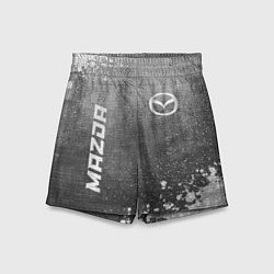 Шорты детские Mazda - grey gradient вертикально, цвет: 3D-принт