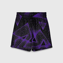 Шорты детские The triangle is purple, цвет: 3D-принт