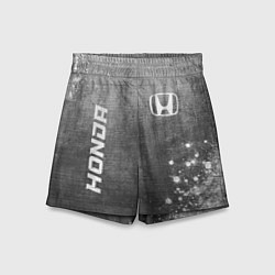 Шорты детские Honda - grey gradient вертикально, цвет: 3D-принт