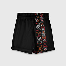 Шорты детские Славянские традиции и культура, цвет: 3D-принт