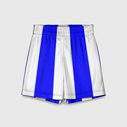 Детские шорты Color white blue line