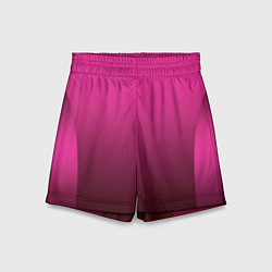 Детские шорты Малиновый градиент комбинированный узор