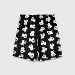 Шорты детские Annoying dog pattern - Undertale, цвет: 3D-принт