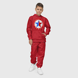 Костюм хлопковый детский Федерация САМБО, цвет: красный — фото 2