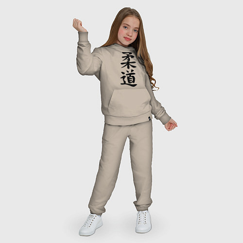 Детский костюм Дзюдо: иероглиф / Миндальный – фото 3