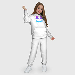 Костюм хлопковый детский FORTNITE x MARSHMELLO, цвет: белый — фото 2