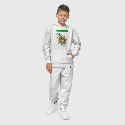 Детский костюм Minecraft / Белый – фото 4