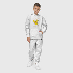 Костюм хлопковый детский Pikachu, цвет: белый — фото 2