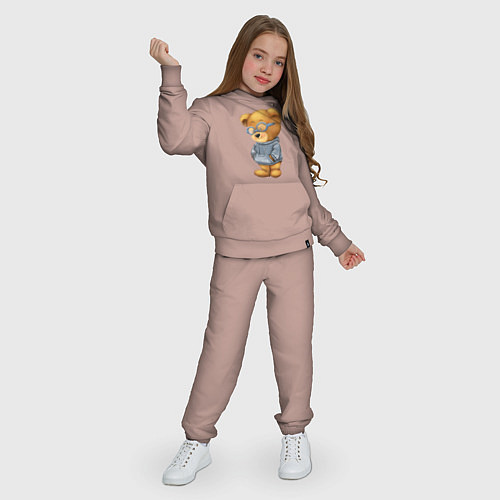 Детский костюм Стеснительный мишка / Пыльно-розовый – фото 3