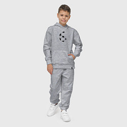 Костюм хлопковый детский Six of Crows Тень и Кость, цвет: меланж — фото 2