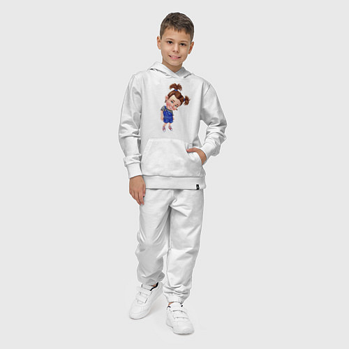 Детский костюм Кокетка / Белый – фото 4