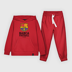 Костюм хлопковый детский Barcelona Football Club, цвет: красный