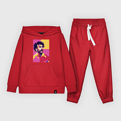 Костюм хлопковый детский Mo Salah Liverpool, цвет: красный