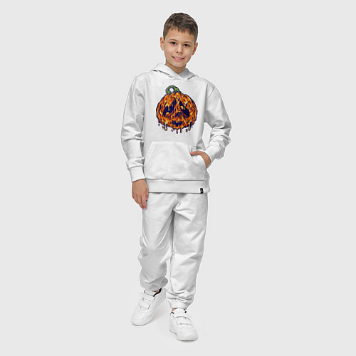 Детский костюм Хэллоуин - Тыква / Белый – фото 4