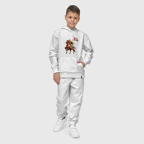 Детский костюм Рыцарь Тамплиер / Белый – фото 4