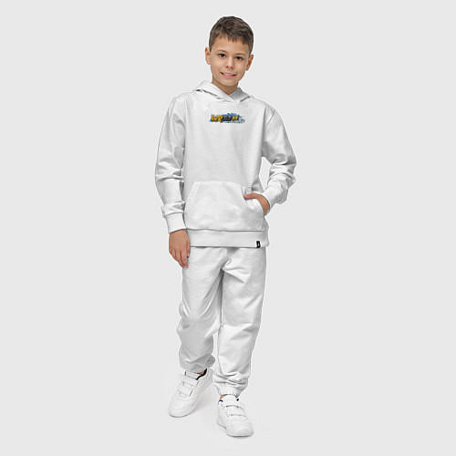 Детский костюм Поддай газу / Белый – фото 4