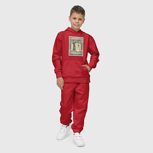 Детский костюм Hollandischer Cacao Винтажная реклама / Красный – фото 4