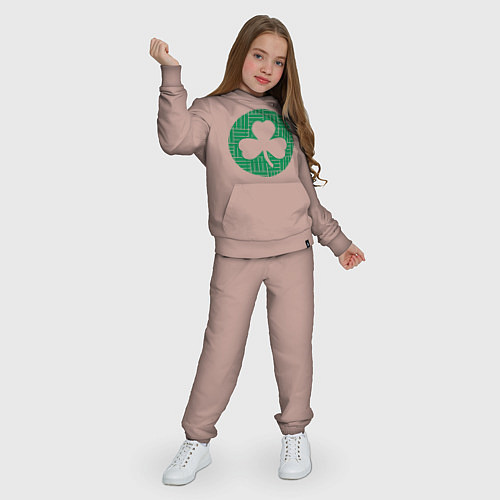 Детский костюм Green Celtics / Пыльно-розовый – фото 3
