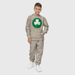 Костюм хлопковый детский Celtics Style, цвет: миндальный — фото 2