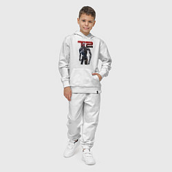 Костюм хлопковый детский Terminator 2 - T800, цвет: белый — фото 2