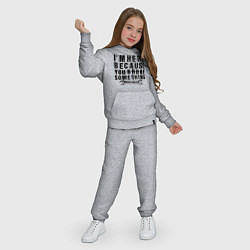 Костюм хлопковый детский Инженер здесь потому, что ты что-то сломал, цвет: меланж — фото 2