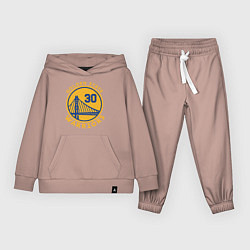 Костюм хлопковый детский GS Warriors, цвет: пыльно-розовый