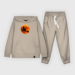 Костюм хлопковый детский Halloween Cat, цвет: миндальный