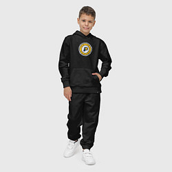 Костюм хлопковый детский Индиана Пэйсерс NBA, цвет: черный — фото 2