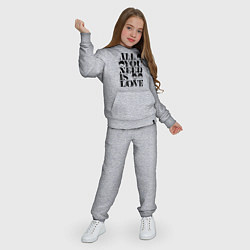 Костюм хлопковый детский ALL YOU NEED IS LOVE THE BEATLES, цвет: меланж — фото 2