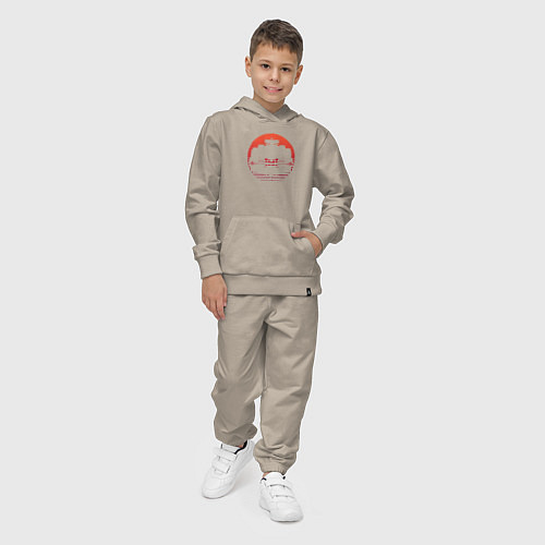 Детский костюм Формула 1 ред / Миндальный – фото 4