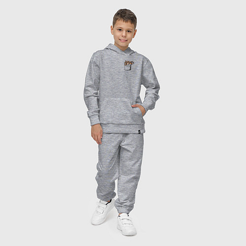 Детский костюм КАРМАННЫЕ ТИГРЫ / Меланж – фото 4