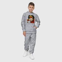 Костюм хлопковый детский Ciaphas Cain Mug mug, цвет: меланж — фото 2