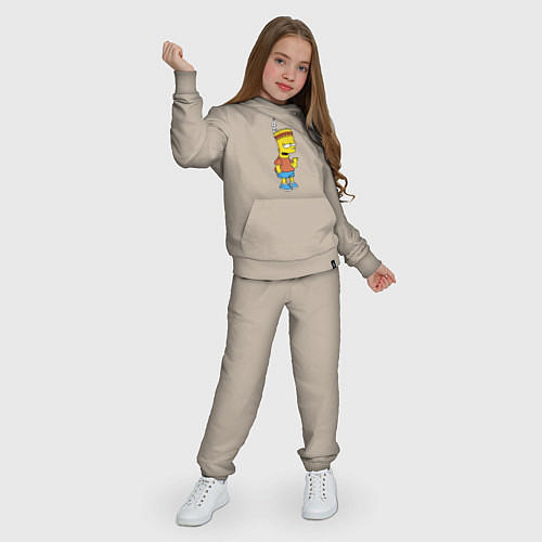 Детский костюм Барт Симпсон - индеец / Миндальный – фото 3
