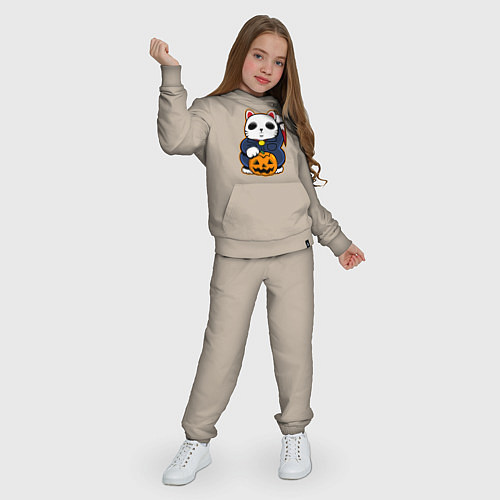 Детский костюм Cat Halloween / Миндальный – фото 3