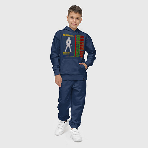 Детский костюм Легенды футбола- Ronaldo / Тёмно-синий – фото 4