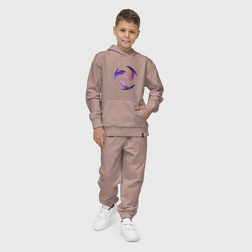Детский костюм Электро элемент / Пыльно-розовый – фото 4