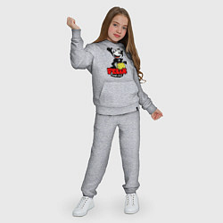 Костюм хлопковый детский Cat Felix magic bag, цвет: меланж — фото 2