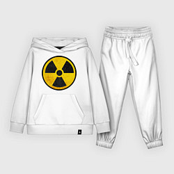 Костюм хлопковый детский Atomic Nuclear, цвет: белый