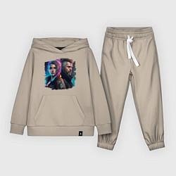 Детский костюм Киберпанк - пара в неоновом свете